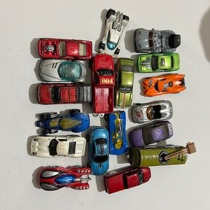 Variety toy cars/styles.  Matchbox/hot wheels/?